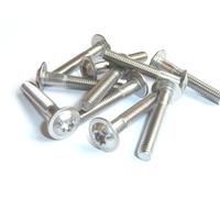 M6 X 20 Torx Flangiato Bottone Testa Acciaio Inox FENDER Pannello Schermo Vite