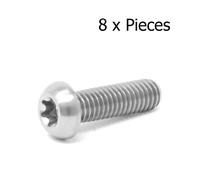 M6 X 20mm Titanio Bottone Bullone Vite Torx t30 Ti din 7380 20 x 1.0 -