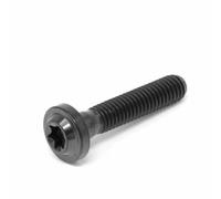 M6 X 30 Titanio Basso Profilo Torx Rondella Bullone Vite X 1.0 t30 Nero