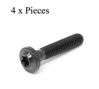 M6 X 30 Titanio Basso Profilo Torx Rondella Bullone Vite X 1.0 t30 Nero