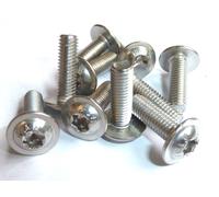 M6 X 30 Torx Flangiato Bottone Testa Acciaio Inox FENDER Pannello Schermo Vite