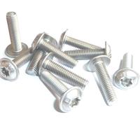 M6 X 30 Torx Flangiato Bottone Testa Acciaio Inox FENDER Pannello Schermo Vite