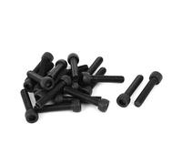 M6 x 30mm Alloy Steel Internal Hex Drive Socket Cap Head Screw DIN912 30PCS