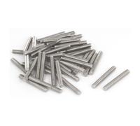 M6 x 45mm Male Threaded 304 Stainless Steel Rod Bar Studs Hardware 20 Pcs