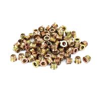 M6x10mm Mobili Chiave Esagonale Dado Inserimento Legno Interfaccia Viti 100x