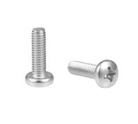 M6x20mm Viti Phillips testa a croce piatta viti bulloni 15pz