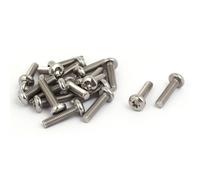 M6x25mm 304 Stainless Steel Button Head Torx Socket Cap Screws Fasteners 20pcs