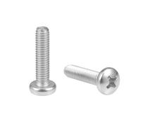 M6x25mm Viti Phillips testa a croce piatta viti bulloni 30pz