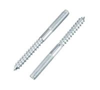 M6x37mm Gancio Bulloni Doppia Testa Tassello Vite per Legno Mobili 40pz