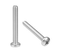 M6x45mm Viti Phillips testa a croce piatta viti bulloni 20pz