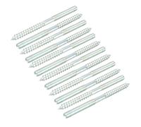 M6x90mm acciaio al carbonio zincato testa Torx Gancio autofilettante vite 12pz