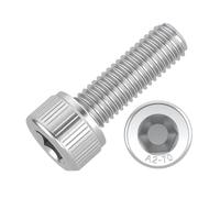 M7 M9 Hex Socket Cap Screw,Bolto cilindrico a filetto completo in acciaio inossidabile DIN912 A2-70,Fissaggio in argento per la riparazione di mobili per macchinari(M9x1.25mm 1pc,30mm)