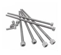 M7 M9 Vite Bullone Fine Passo Grosso 1mm 1.25mm .5mm Acciaio Inossidabile Testa a Brugola Completamente Filettata(M7x1x25mm 1pc)