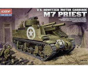 M7 Preist Tank 1:35 Plastic Model Kit ACADEMY