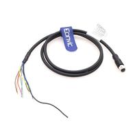 M8 8 Pin A Codice Femmina per Aprire Aviazione Sensore Cavo Impermeabile Schermato Cavo Elettrico per Automazione Industriale Controllo Fieldbus Network