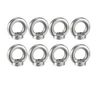 M8, filettatura femmina acciaio inox 304 occhio sollevamento dadi anello 8pz