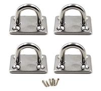 M8 Ganci avvitabili Acciaio inossidabile 304 gancio a soffitto gancio parete Confezione da 4 (viti incluse)