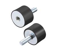 M8 supporti gomma Ammortizzatore anti vibrazione isolatori 30mm x 20mm 4pz