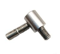 M8 to 5/16-18 Thread Adapter for Auto Dent Puller | Converts M8 to 5/16-18 thread, fits slide hammers, seamless dent puller compatibility, silver finish