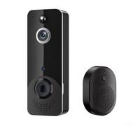 M8 Wireless Video Doorbell per AI Human Detection per Night Vision | per AI humanoid detection, per night vision , wireless WiFi setup, real-time mobile alerts, secure home entry