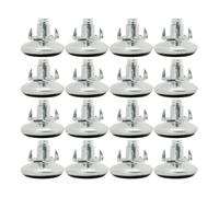 M8 x 15 x 30mm Leveling Feet Adjustable Leveler Protector for Furniture 16pz