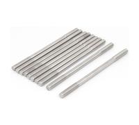 M8 x 150mm Tight Adjustable Push Double End Thread Stud Teeth Rod 10pz