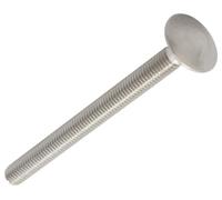 M8 X 40mm A2 Acciaio Inox Carrello Bulloni, 10 Confezione - 0840CBSSX