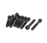 M8 x 50mm 12.9 Alloy Steel Hex Socket Head Cap Screws Bolts Black 10pz