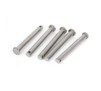 M8 x 70mm Testa Piatta 304 Rotondo In Acciaio Inox Forcella Pin 5 pezzi