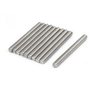 M8 x 80mm 1.25mm Pitch 304 Stainless Steel Fully Threaded Rods Bar Studs 10 Pcs