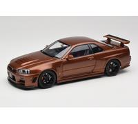 M83414 Nissan Skyline GT-R R34 Customized Metallic Bronze Motorhelix 1/18