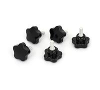 M8x20mm filettato 40mm dia testa serraggio vite manopola impugnature 5pz.
