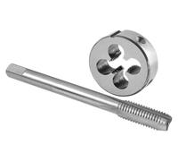 M9.5 x 1 Tap and Die Set Right Hand,Machine Thread Tap and Round Die