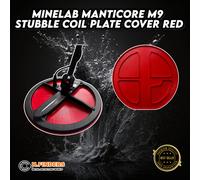 M9 Minelab Manticore Stubble Bobina Piastra Rosso