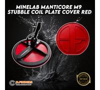 M9 Minelab Manticore Stubble Bobina Piastra Rosso