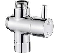 M92201 Valvola per Doccia, Deviatore Rubinetto Colonna 3 Vie,G1/2"-G3/4", Cromo,