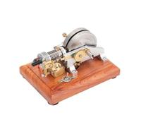 M96 Mini orizzontale 4 tempi Hit & Miss Gas Engine Model - 2.3CC monocilindrico raffreddato ad aria motore a combustione interna con base in legno