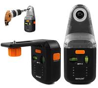 M9912 Cuffia di Aspirazione della Polvere per Foratura con Livello Laser, per Trapano da Parete (Compatibile con Trapano a Massimo 13mm)