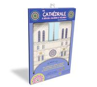 Ma cathédrale à déplier, colorier et décorer !: avec un dépliant à compléter, une planche d'autocollants et un livret