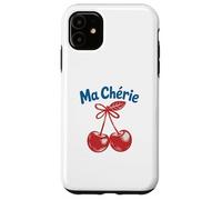 Ma Chérie French Cherry Fruit Romantic Cute Custodia per iPhone 11