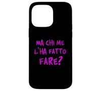 Ma chi me l'ha fatto fare? Come complicarsi la vita. V2 Custodia per iPhone 14 Pro Max