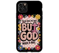 Ma Dio Rosa Cristiano Floreale Fiocco Teen Ragazze Scrittura Donna Custodia per iPhone 11 Pro Max
