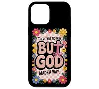Ma Dio Rosa Cristiano Floreale Fiocco Teen Ragazze Scrittura Donna Custodia per iPhone 12 Pro Max