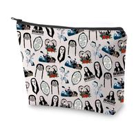 MA Fans Gift I'm Not Perky Makeup Bag TAF Lover regalo divertente Dark Comedy Lover borsa cosmetica regalo per gli amanti della serie TV, Non sono vivace
