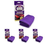 Ma-Fra 1Shine Esterni, Panno in Microfibra per Esterni Auto, Ideale per Applicazione e Rimozione di Polish e Cere, Non Graffia o Rovina la Carrozzeria, Formato 30x30cm, A0218 (Confezione da 4)