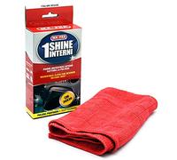 Ma-Fra, 1Shine Interni, Panno in Microfibra per Pulizia degli Interni Auto, Cattura la Polvere, Ideale per Pulizia Plastiche e Cruscotti, Colore Rosso, Formato 30x30cm