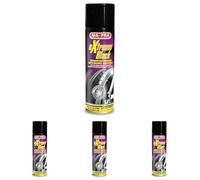 Ma-Fra, Extreme Black, Nero Gomme Spray Ultra Brillante con Effetto Bagnato a Lunga Durata, Previene Screpolature, Resistente a Pioggia e Lavaggi Frequenti, Dona Effetto Supersportivo, Formato 500ml