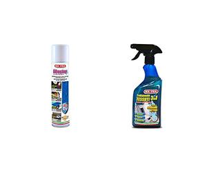 Ma-Fra, Idrostop, Spray Impermeabilizzante per Tessuti, con Effetto Oleo-Idrorepellente, Impedisce il Deposito dei Liquidi su Sedili e Capote & Trattamento 3in1 Tessuti, Deterge e Smacchia Tessuti
