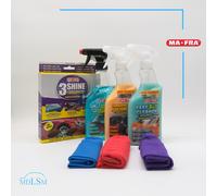 MA-FRA KIT LAVAGGIO RAPIDO AUTO COMPLETO LAVAGGIO A SECCO VETRI PLASTICHE PANNI