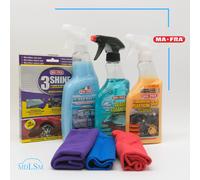 MA-FRA KIT LAVAGGIO RAPIDO AUTO COMPLETO LAVAGGIO A SECCO VETRI PLASTICHE PANNI